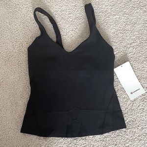 Lululemon NWT align tank waist length black size 4